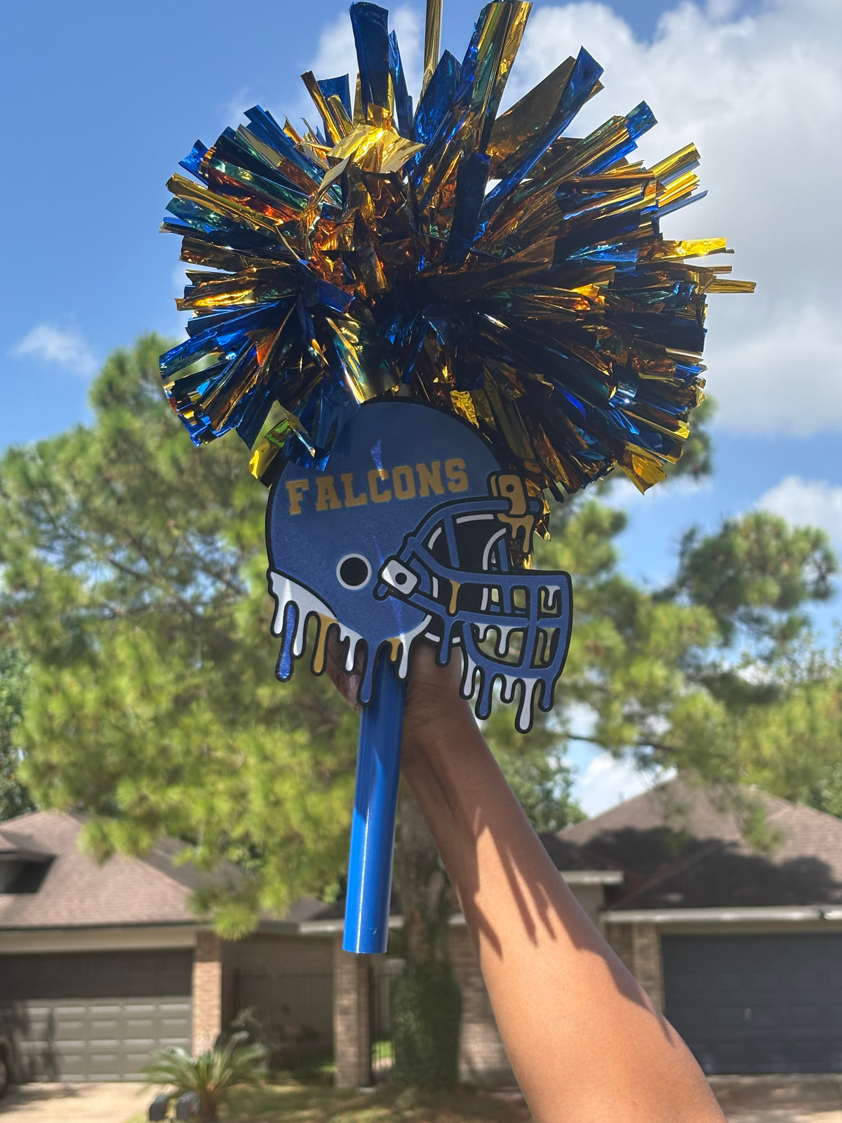 Custom Cheer Spirit Stick.